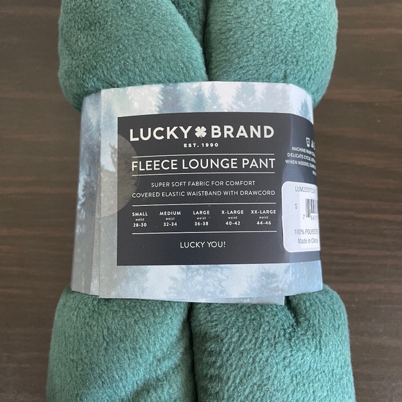 NWT Lucky Brand Fleece Men's Pants - Picture 6 of 9